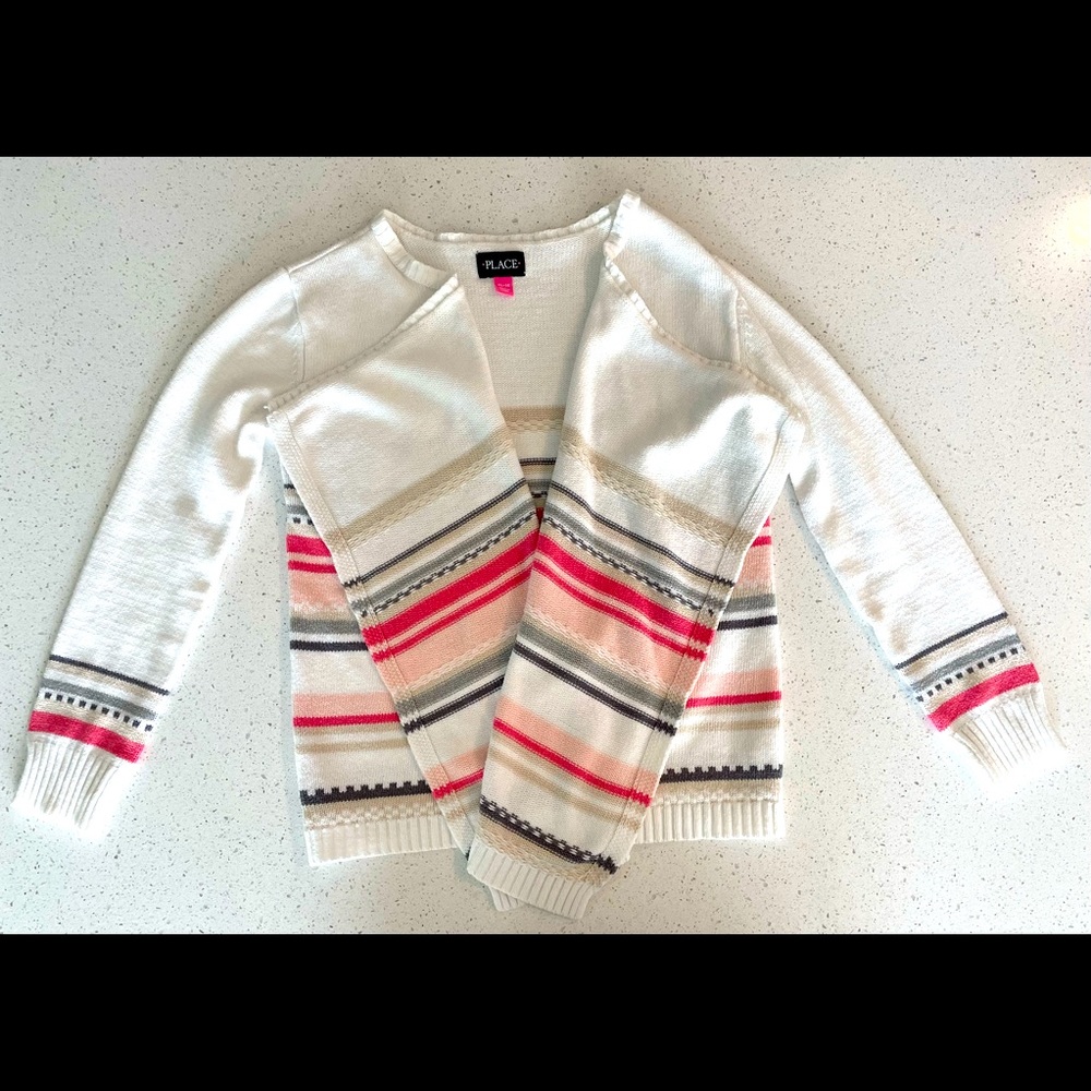 Girls CHILDREN’S PLACE Striped Cardigan - XL/14